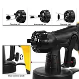 Фарбопульт електричний Spray Gun Фарборозпилювач Electric Paint Sprayer 3 ступені розпилення, фото 3