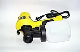 Фарбопульт електричний Spray Gun Фарборозпилювач Electric Paint Sprayer 3 ступені розпилення, фото 7