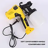 Фарбопульт електричний Spray Gun Фарборозпилювач Electric Paint Sprayer 3 ступені розпилення, фото 3
