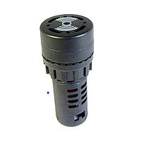 AD16-22SM AC 220V Black Сигнализатор звуковой. Напряжение питания: 220V AC. Монтажное отверстие: 22 мм. Цвет
