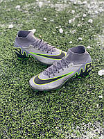 Футбольные бутсы Nike Mercurial Superfly 9 FG Grey 35