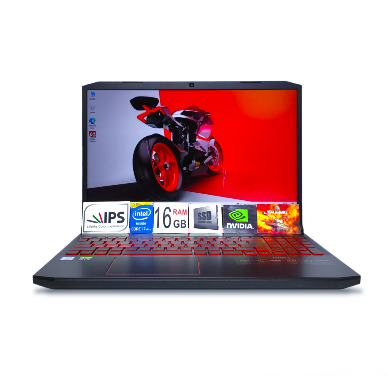 Ігровий ноутбук Acer Nitro 5 15.6 144Hz FHD IPS Core i7-9750H Ram 16Gb SSD 512GB Nvidia GeForce RTX 2060 6GB