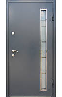 Двери входные со стеклопакетом Металл-МДФ улица/ утепленные надежные 860*2050/960*2050