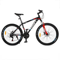 Велосипед 26 д. G26 OPTIMAL A26.3 спортивный, рама 16,5", SHIMANO 21SP, черно-красный