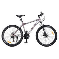 Велосипед 26 д. G26 PHANTOM A26.1 спортивный, рама 19", SHIMANO 21SP, черно-серый