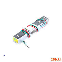 HX711-20KG-Modul Тензодатчик (Тензометрический датчик) для работы с модулем HX711. Максимальная нагрузка 20 кг