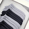 Набір шкарпеток чоловічих 6 пар коротких "Light Grey&Dark Grey" зі зручною резинкою бавовна преміум сегмент розмір 39-42, фото 8