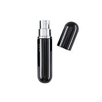 Атомайзер для парфумів , Дорожній флакон для парфумерії із розпилювачем (чорний, 5 мл)