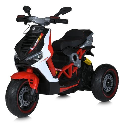 Мотоцикл M 5744 EL-3  Bambi Racer, 2 мотори 35W, 1 аккумулятор 12V/12AH, музика, світло, MP3, TF, USB, колеса