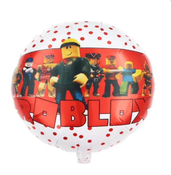 Фольгована кулька круг "Комп'ютерна гра 3" 18"(45см) 1шт.