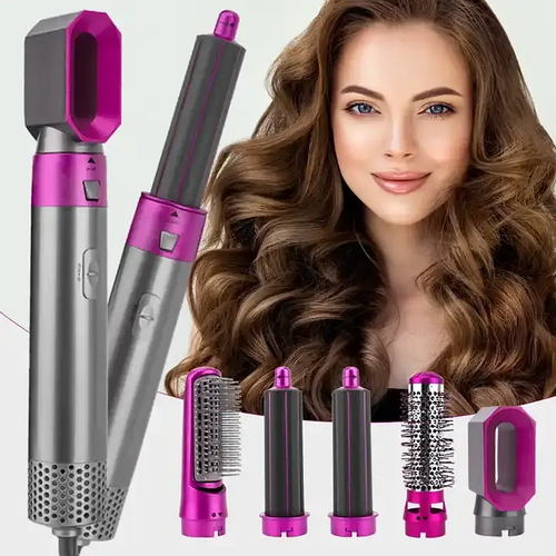 Мультистайлер щетка для волос электрическая с насадками Hot Air Styler ...
