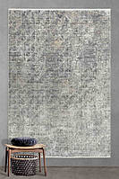 Серый прямоугольный ковер Soho new modern 3702 Grain 80*150 см