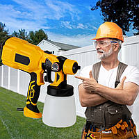 Фарбопульт електричний Spray Gun Фарборозпилювач Electric Paint Sprayer 3 ступені розпилення