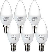 Светодиодная лампа Abishion E14, светодиодная лампа мощностью 5,5 Вт, теплый белый цвет, 2700 К