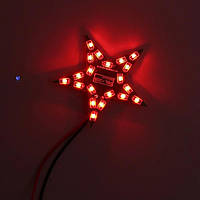 LED STAR Kit RED Набор для самостоятельно сборки звезды, Плата + набор деталей. Цвет красный