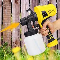 Фарбопульт електричний Spray Gun Фарборозпилювач Electric Paint Sprayer 3 ступені розпилення