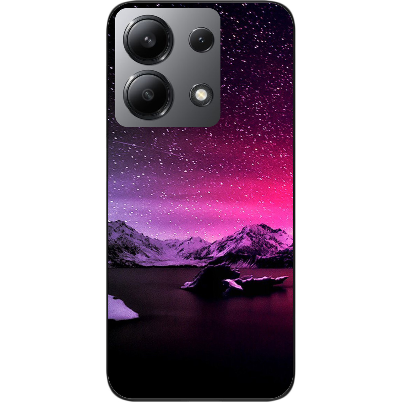 Силіконовий чохол бампер Epik для Xiaomi Redmi Note 13 4G з картинкою Зірки