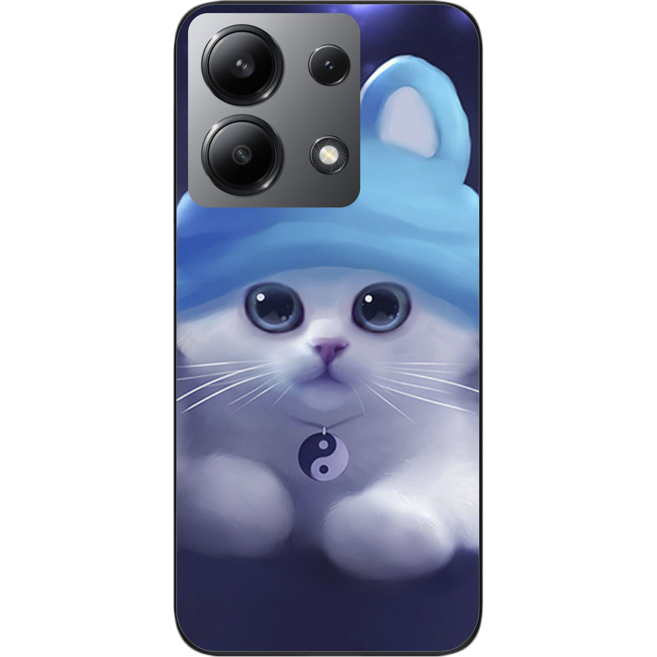 Бампер силіконовий чохол Epik для Xiaomi Redmi Note 13 4G з картинкою Котик