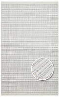 Серо-белый прямоугольный ковер Norte NRT 04 White Grey 80*150 см