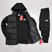 Спортивний костюм чоловічий The North Face весна осінь комплект чоловічого одягу з жилетом 8в1, фото 3