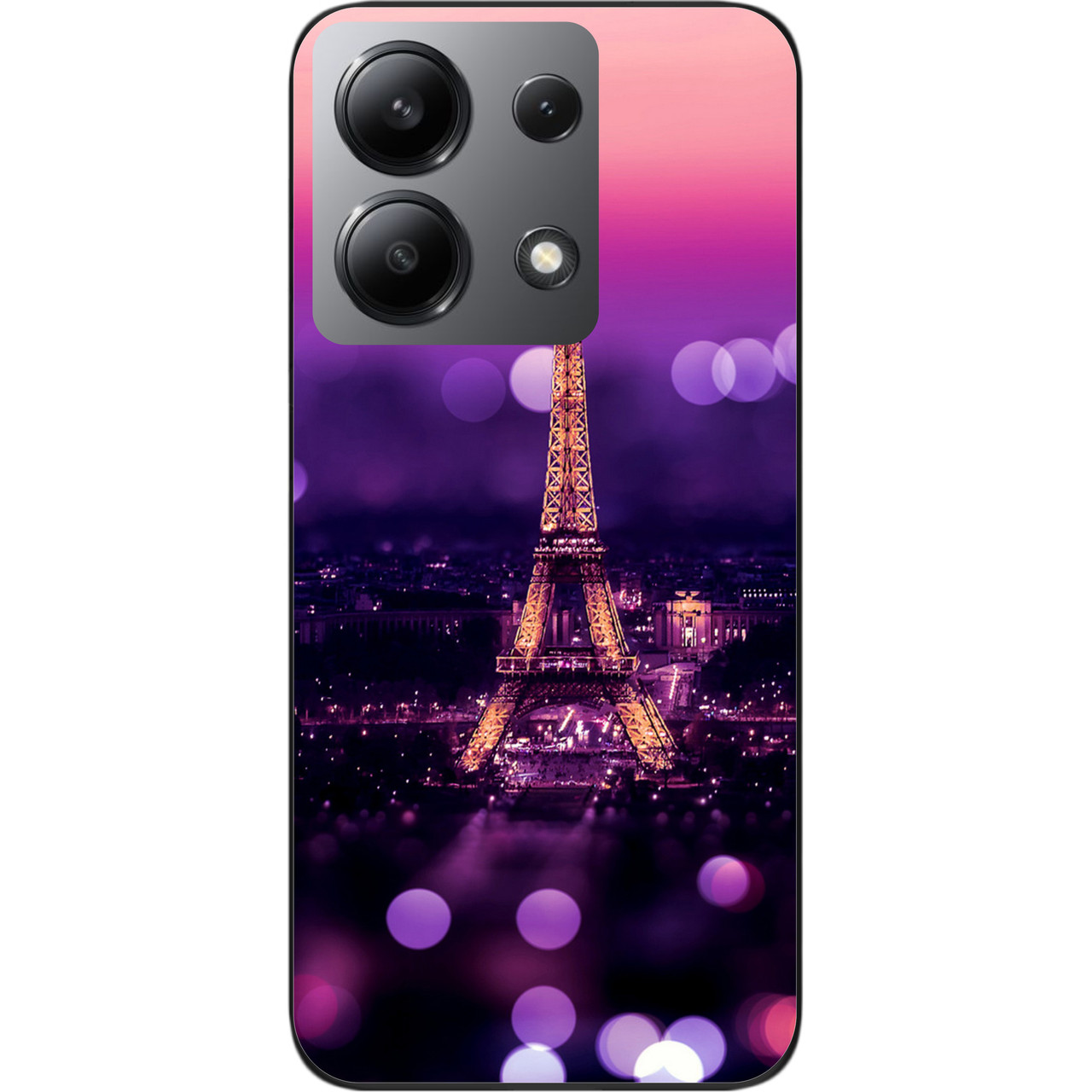 Силіконовий чохол Epik для Xiaomi Redmi Note 13 4G з картинкою Париж вночі