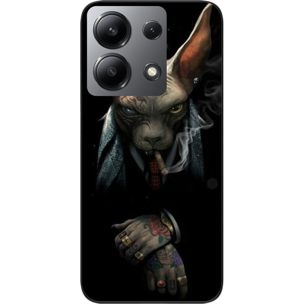 Силіконовий чохол Epik для Xiaomi Redmi Note 13 4G з картинкою Кіт Бос
