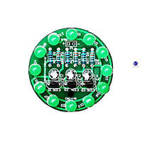 LED KIT Green Електронний набір для самостійного складання світлодіодного світильника. Плата + набір деталей.