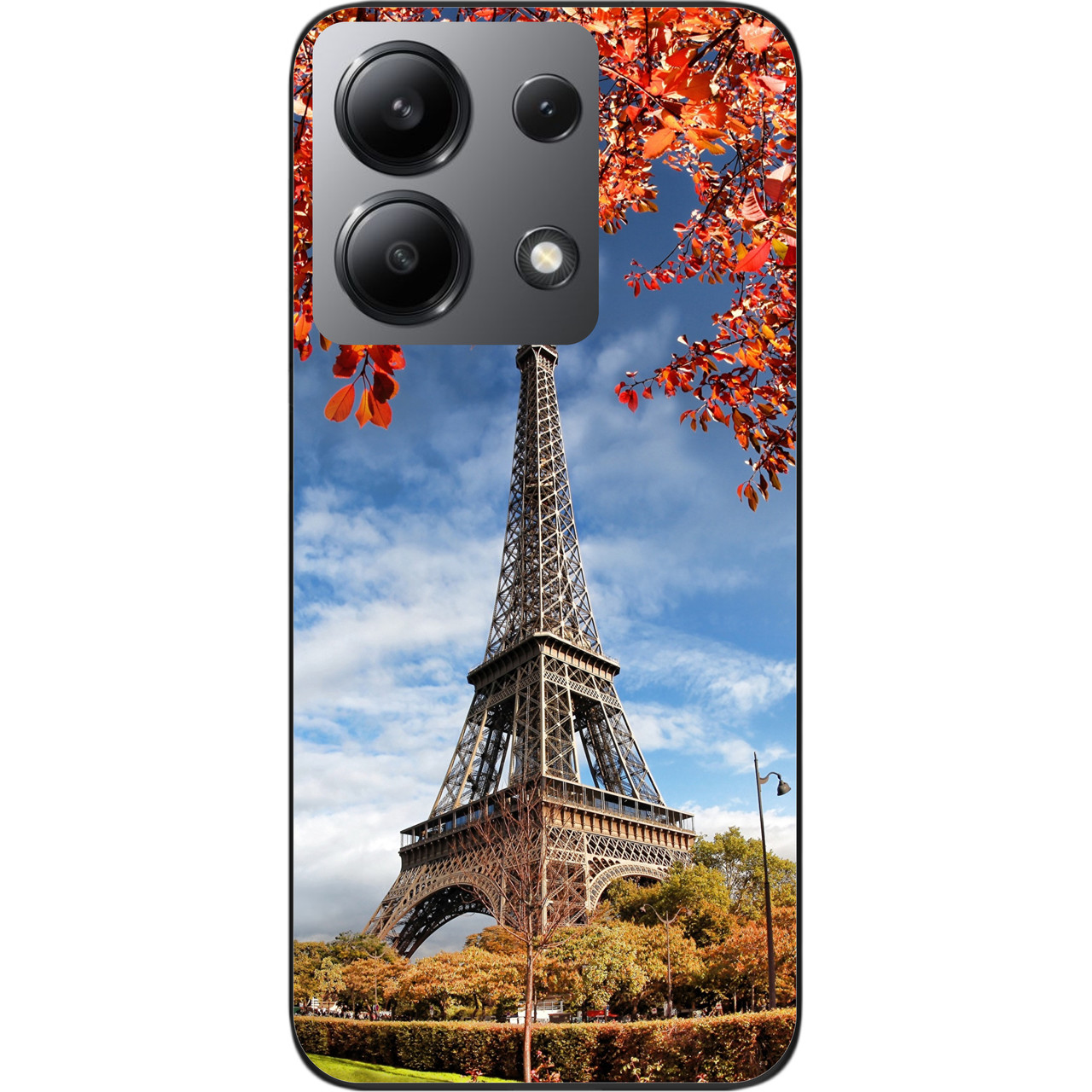 Бампер силіконовий чохол Epik для Xiaomi Redmi Note 13 4G з картинкою Вежа