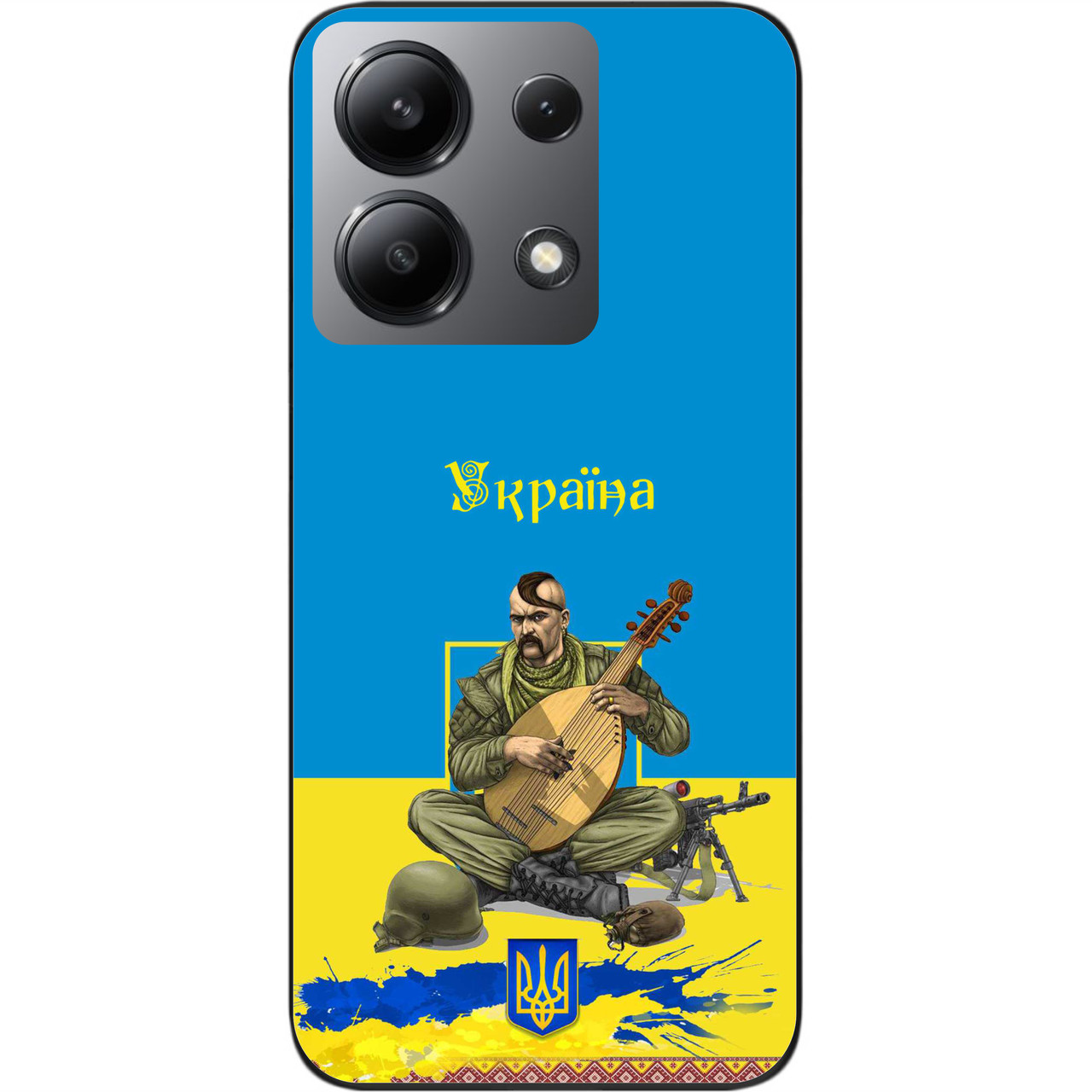 Силіконовий чохол Epik для Xiaomi Redmi Note 13 4G з картинкою Козак