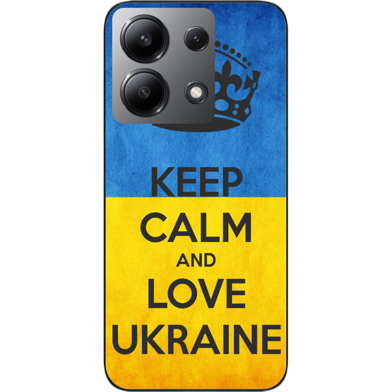Силіконовий чохол Epik для Xiaomi Redmi Note 13 4G з картинкою Keep Calm