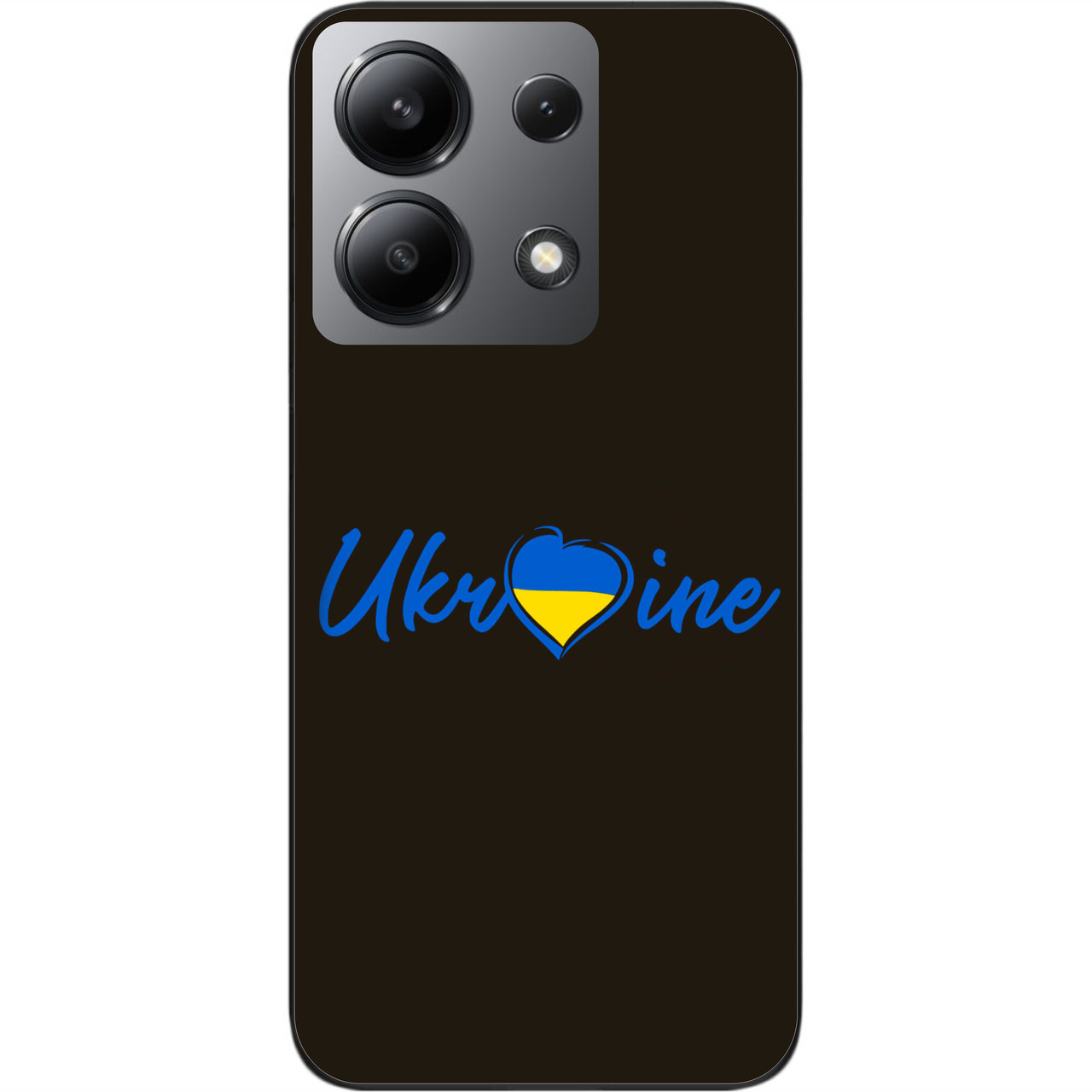 Силіконовий чохол Epik для Xiaomi Redmi Note 13 4G з картинкою Україна