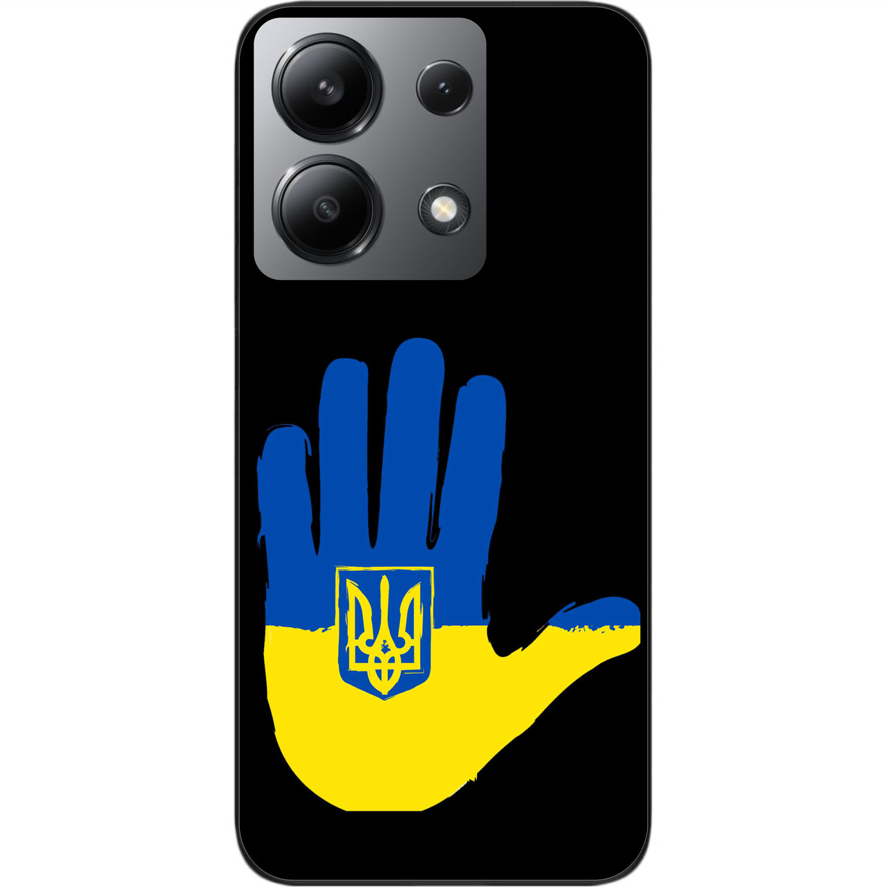 Силіконовий чохол Epik для Xiaomi Redmi Note 13 4G з картинкою Рука з гербом