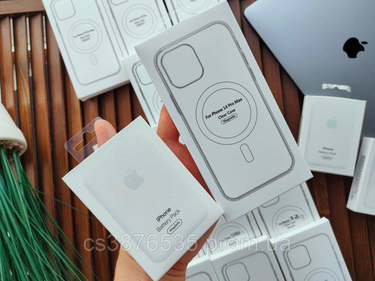 Apple MagSafe battery pack, беспроводной павербанк для iPhone iPhone, Внешний аккумулятор magsafe apple чехол - фото 4 - id-p2135981097