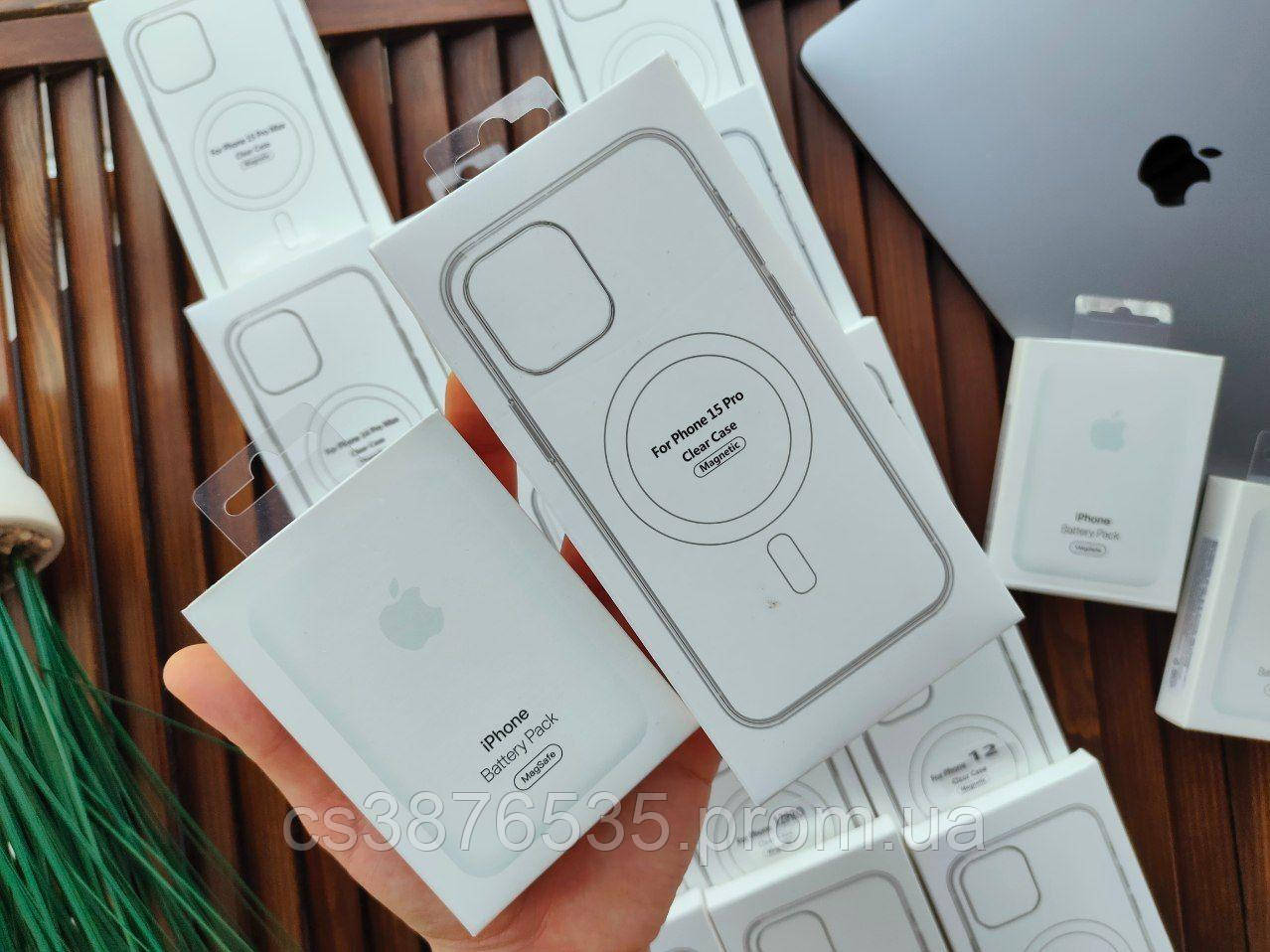 Apple MagSafe battery pack, беспроводной павербанк для iPhone iPhone, Внешний аккумулятор magsafe apple чехол - фото 9 - id-p2135981097