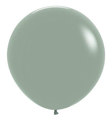Sempertex 24" Dusk Laurel Green туманно-зелений. Латексні кулі круглі без малюнка