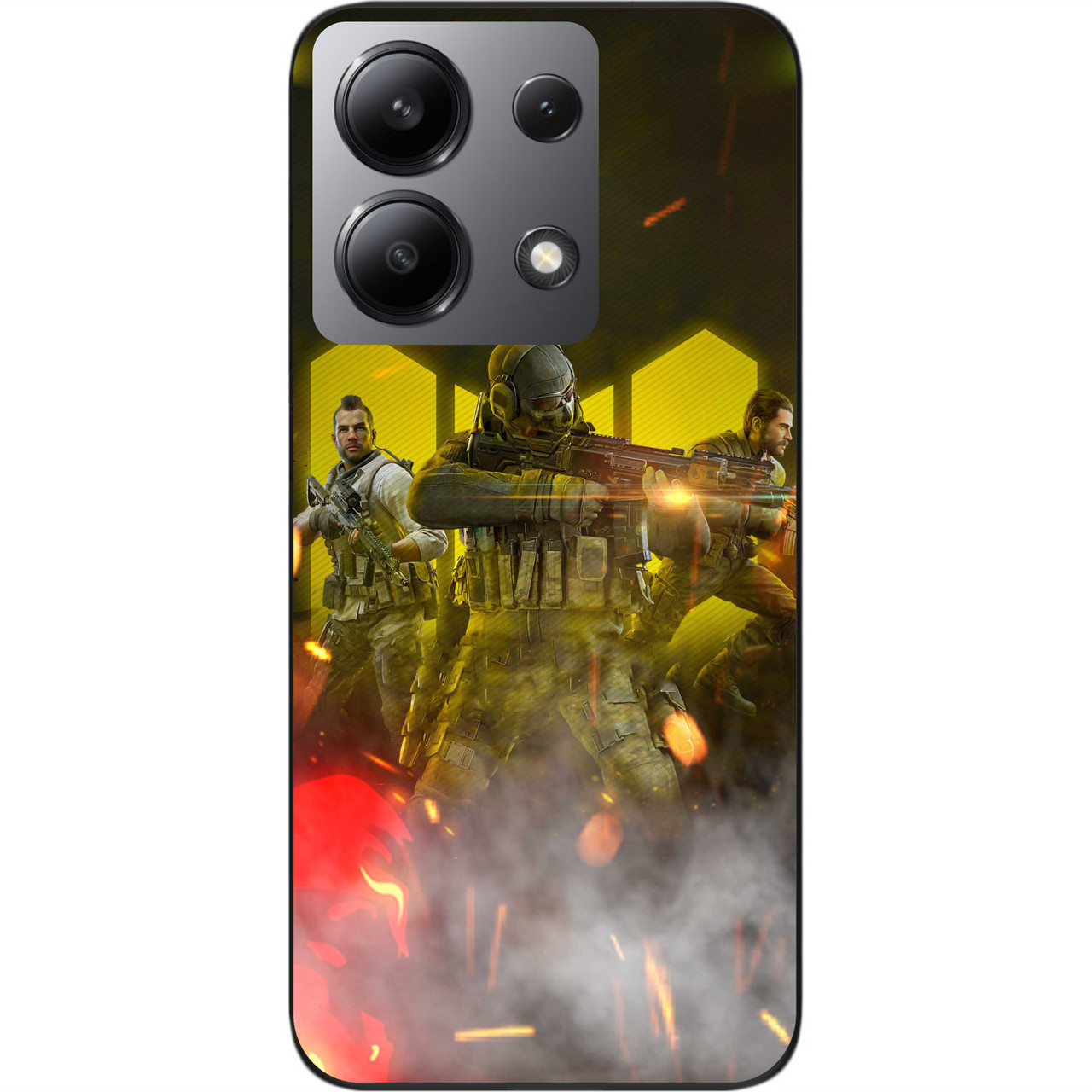 Чохол силіконовий Epik для Xiaomi Redmi Note 13 4G з картинкою Call of Duty Команда