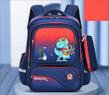 Шкільний рюкзак для першокласника хлопчика з пеналом, фото 2