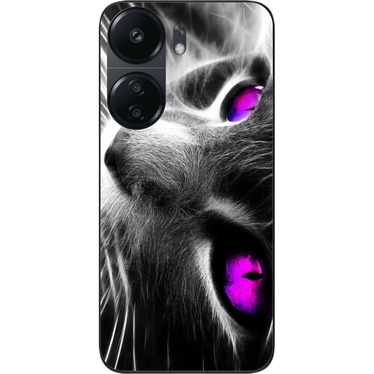 Силіконовий чохол Epik для Xiaomi Poco C65 з картинкою Красивий кіт