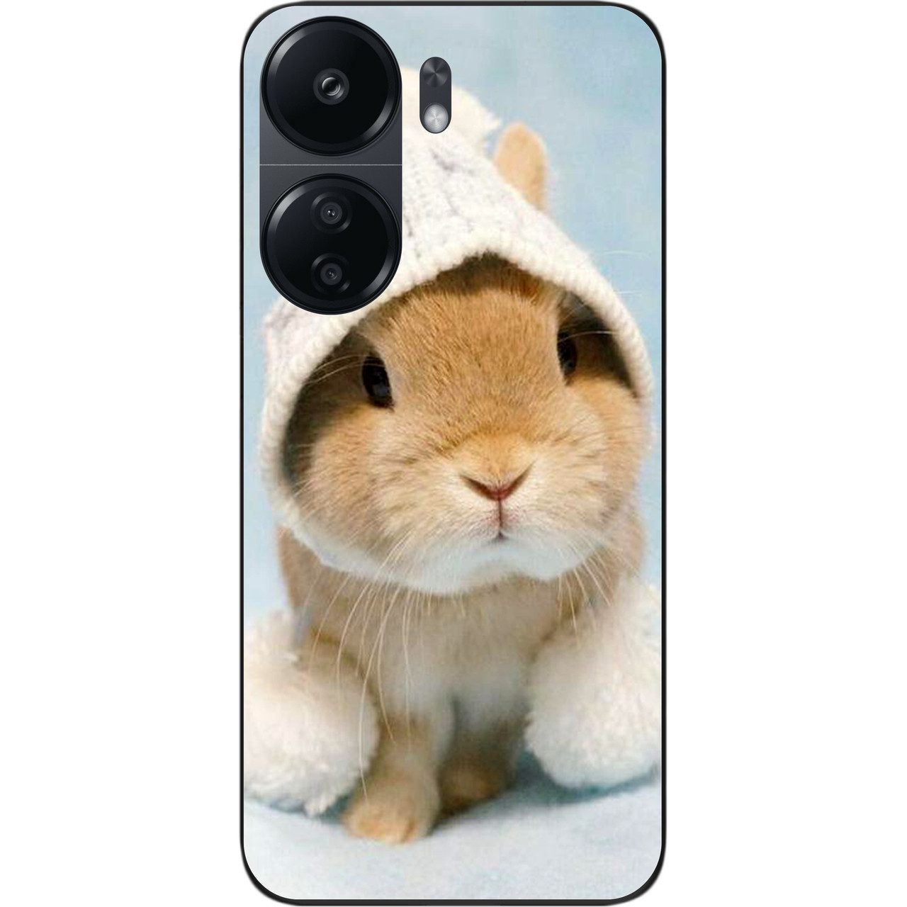 Силіконовий чохол бампер Epik для Xiaomi Poco C65 з картинкою Зайчик