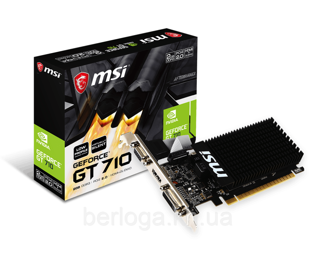 Відеокарта MSI GeForce GT 710 (GT 710 2GD3H LP) 2Gb