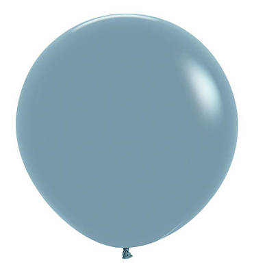 Sempertex 24" Dusk Blue туманно-блакитний. Латексні кулі круглі без малюнка