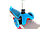Самокат триколісний Scooter MG002A Блакитний + ВІДЕОЗОР, фото 3