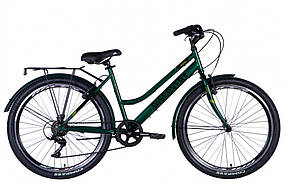 Велосипед ST 26" Discovery PRESTIGE WOMAN Vbr рама-" з багажником задн St з крилом St 2024 (зеленій) Velo