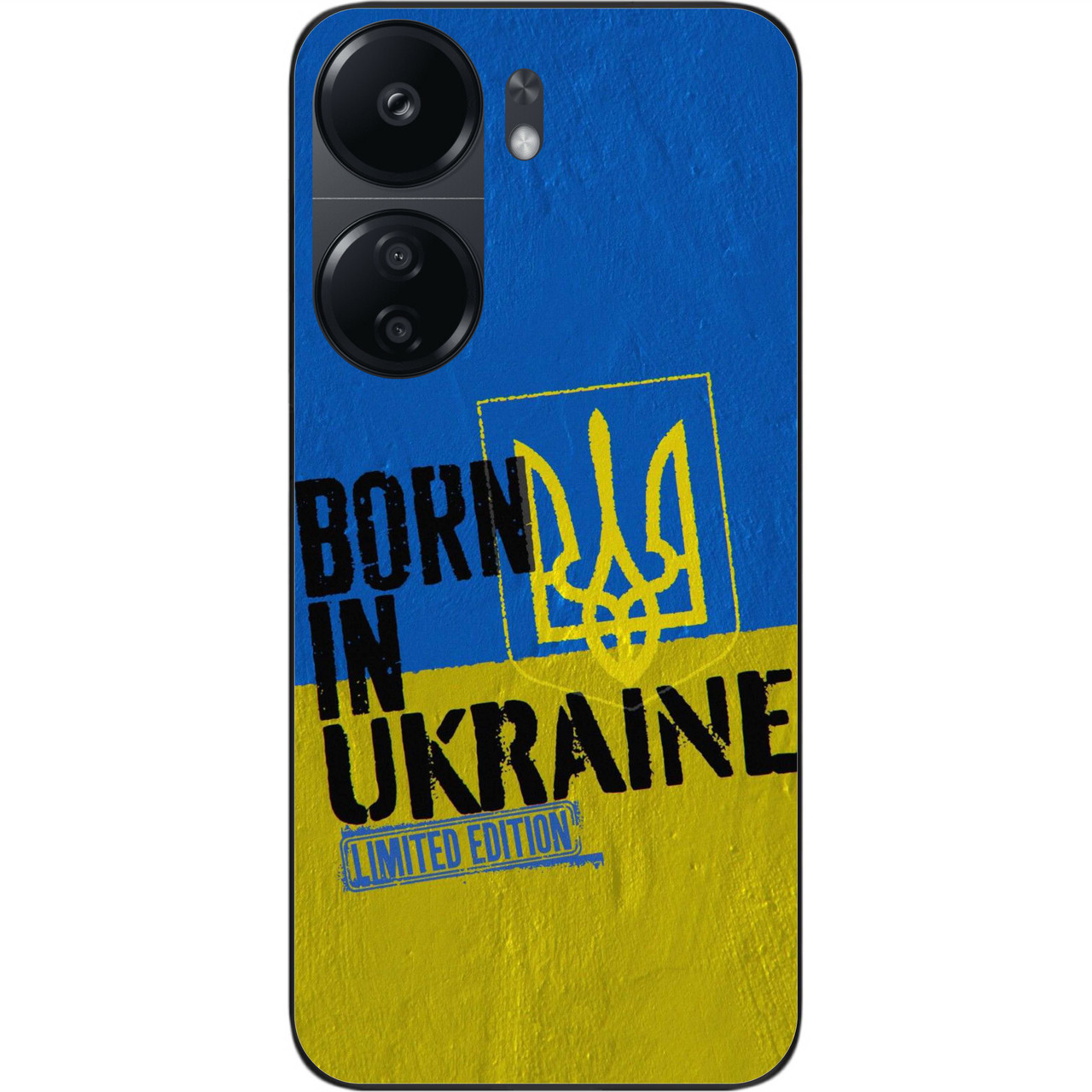 Силіконовий чохол Epik для Xiaomi Redmi 13C 4G з картинкою Народжений в Україні