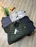 Чоловіча куртка вітровка STONE ISLAND D11891 чорна S M, фото 3