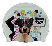 Шапочка для плавания Arena HD Cap Puppy (005572-211) White