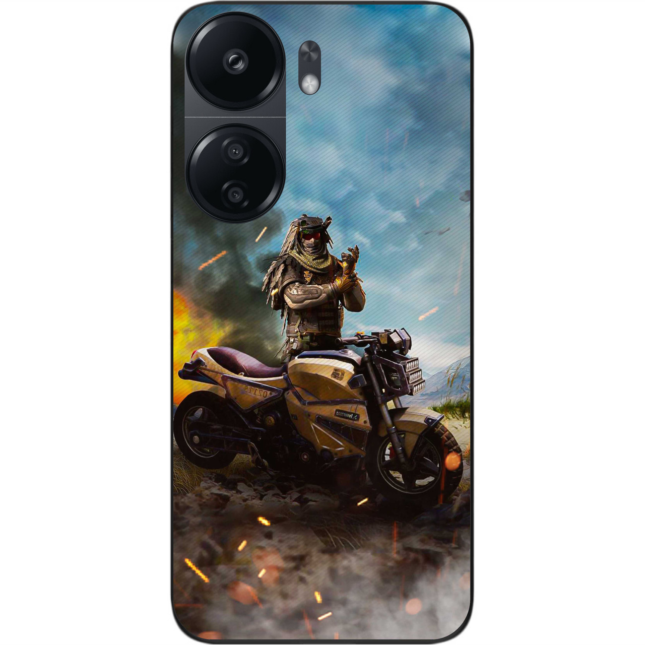 Чохол силіконовий Epik для Xiaomi Redmi 13C 4G з картинкою Call of Duty Phantom Фантом