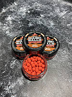 Плавающие бойлы POP-UPs FLAT FEEDER SERIES GARLIC ROBIN RED 6mm