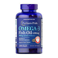 Риб'ячий жир Омега 3 Puritan's Pride Omega-3 Fish Oil 1200 mg 100 softgels