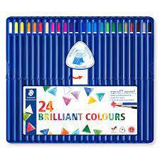 Олівці 24 цв STAEDTLER 156 SB 24 Акварельний (в пласт. пенал)